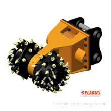 Hydraulic power tool for rock cutting in mines